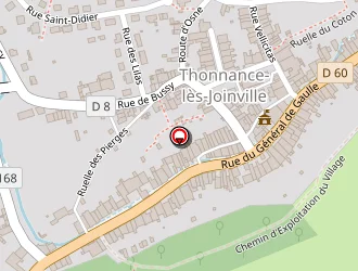 Carte de Le Murmont à Thonnance-lès-joinville