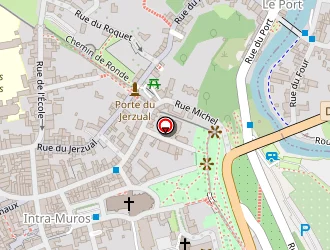 Carte de Au Vieux Saint Sauveur à Dinan