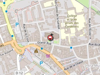 Carte de Monoprix à Dinan