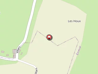 Carte de De Villars à Chaouilley