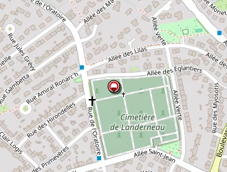 Carte de Cou Philippe à Landerneau