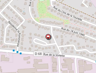 Carte de Atelier Des Encres à Quévert