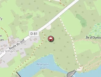 Carte de Station Traitement Des Eaux à Ouessant