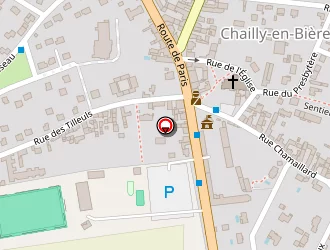 Carte de La Poste à Chailly-en-bière