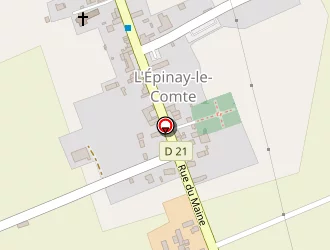 Carte de Buron (earl) à Épinay-le-comte (l')