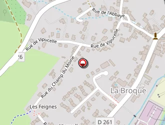 Carte de Bruderlin Claude à Broque (la)