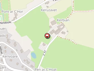 Carte de Coatanea Couverture à Lanrivoaré