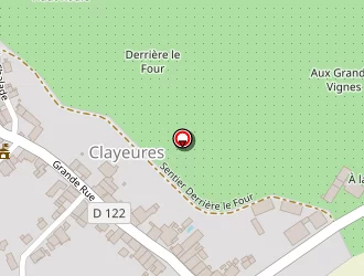 Carte de Rouas René à Clayeures