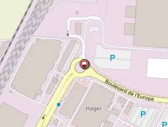 Carte de Hager Electro à Obernai