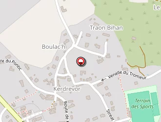 Carte de Le Traon Gilbert à Lanildut