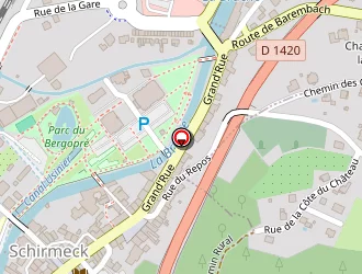 Carte de Cnt Beauté à Schirmeck