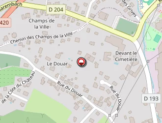 Carte de Daude Rémy à Barembach