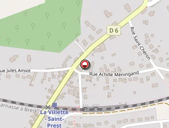 Carte de Werquin Plomberie à Saint-prest