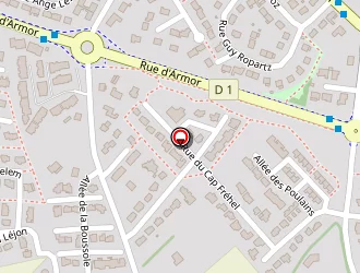 Carte de Seners Audrey à Trégueux