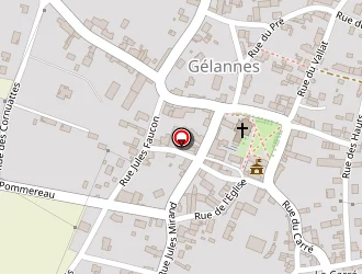 Carte de Ent Jacquin à Gélannes