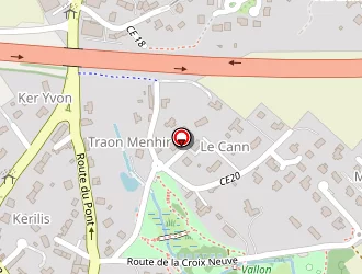 Carte de Kermasolar à Plouédern