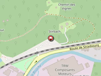 Carte de Pfeiffer à Schirmeck