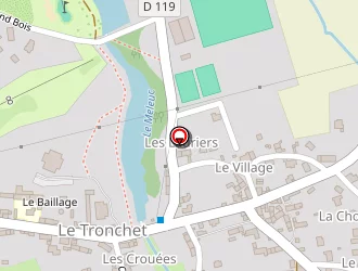 Carte de Goré Géraude à Tronchet (le)