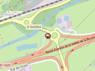 Carte de Anstett à Schirmeck