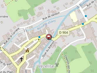 Carte de Ecole Maternelle Annexe à Vézelise