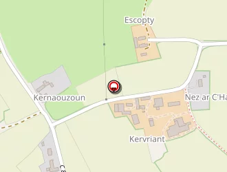 Carte de Brissonnet Couverture à Coat-méal