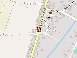 Carte de Bet Efitec à Saint-prest