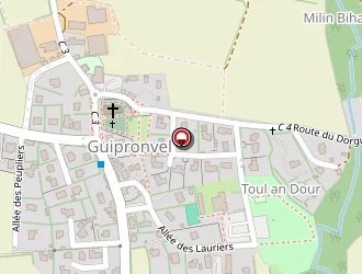 Carte de Berthou Marcel à Guipronvel