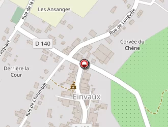 Carte de Branchereau Alain à Einvaux