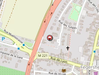 Carte de La Poste à Fegersheim