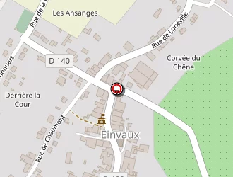 Carte de La Poste à Einvaux