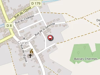 Carte de Ecole à Curel