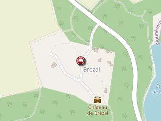 Carte de Château De Brézal à Plounéventer