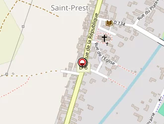 Carte de Therouin Jacky à Saint-prest