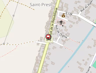 Carte de Dynamicservices, Ychard à Saint-prest