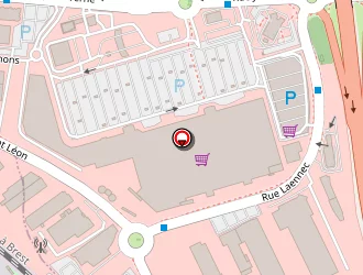 Carte de Saint Brieuc Accessoires à Langueux