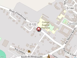 Carte de Adinfo Lorraine à Gerbéviller