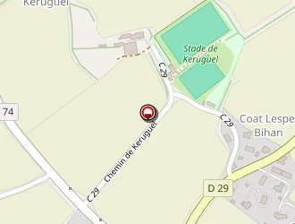 Carte de Le Roux Jacques à Plouédern