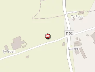 Carte de De Ty Guen (gaec) à Bourg-blanc