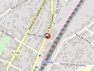 Carte de Le Vintue à Étréchy