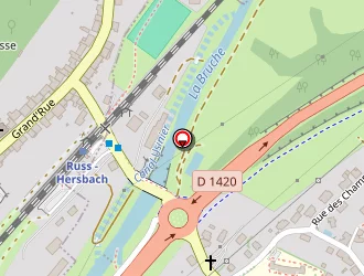 Carte de Renault Garage Fitte à Russ