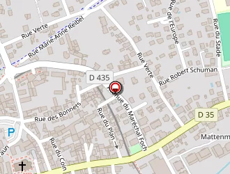 Carte de Auberge Du Cerf à Rosheim