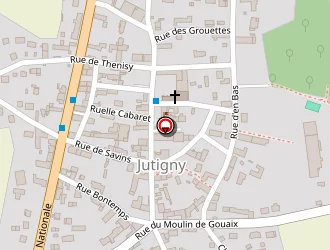 Carte de Le Moulin De Gouaix à Jutigny