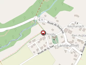 Carte de L'entrelac à Saint-servais