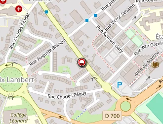 Carte de La Poste à Saint-brieuc