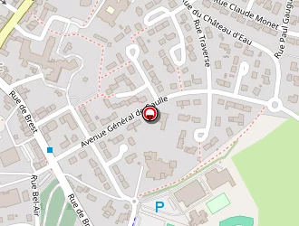 Carte de Ehpad Saint Joseph à Bourg-blanc