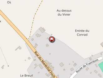 Carte de Christophe Coupechoux à Gerbéviller