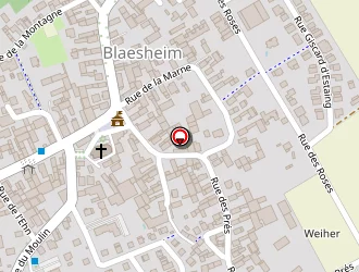 Carte de Salle Polyvalente à Blaesheim