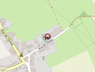 Carte de De La Faulx à Bure