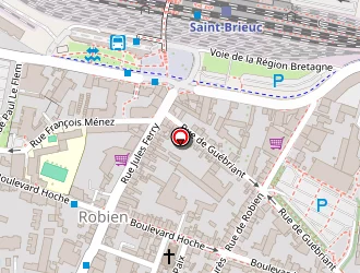 Carte de Barbé Solange à Saint-brieuc