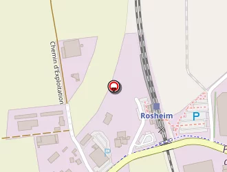 Carte de Gare Sncf Rosheim à Rosheim